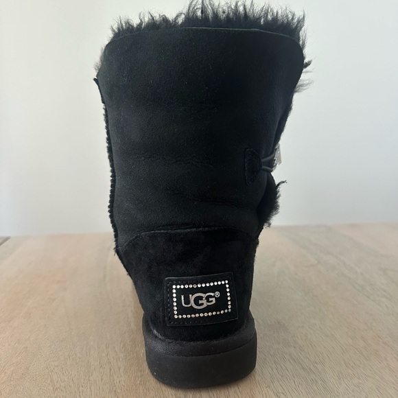 UGG Black Bailey Bling Boot - Size 8 - Picture 4 of 8